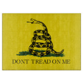 Gadsden Flag (niet op mij lezen) Cutt Snijplank (Voorkant)