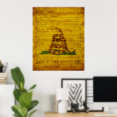 Gadsden Flag Poster (Thuiskantoor)