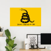 Gadsden Flag Poster (Thuiskantoor)