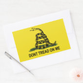 Gadsden Flag Rechthoekige Sticker (Envelop)