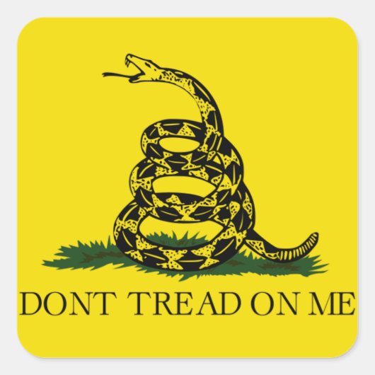 Gadsden flag Sticker (Voorkant)