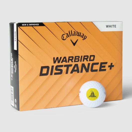 Gadsden Rattlesnake Flag: Revolutionaire Oorlog 17 Golfballen (Verpakking)