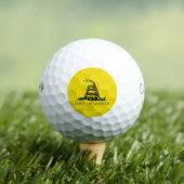 Gadsden Rattlesnake Flag: Revolutionaire Oorlog 17 Golfballen (Insitu Shirt)