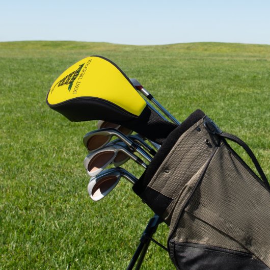Gadsden Rattlesnake Flag: Revolutionaire Oorlog 17 Golfheadcover (Insitu)
