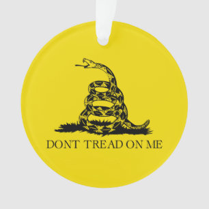 Gadsden Rattlesnake Flag: Revolutionaire Oorlog 17 Ornament