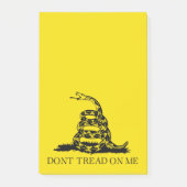 Gadsden Rattlesnake Flag: Revolutionaire Oorlog 17 Post-it® Notes (Voorkant)