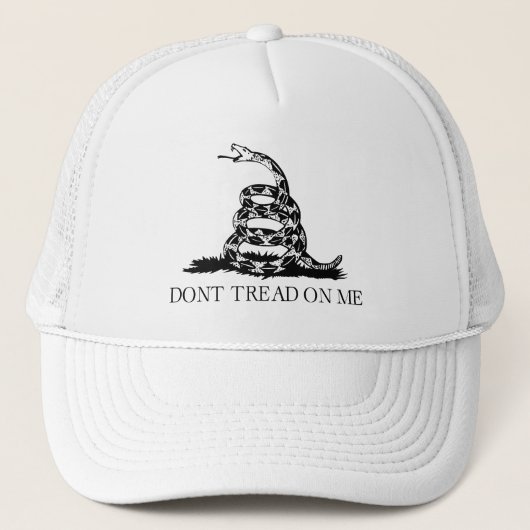 Gadsden Rattlesnake Flag: Revolutionaire Oorlog 17 Trucker Pet (Voorkant)
