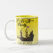 Gadsden - Tea Party Alsof het 1773 Mok is (Links)