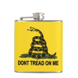 Gadsden vlag kan me niet vertellen heupfles