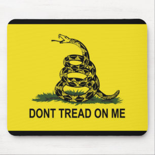 Gadsden vlag kan me niet vertellen muismat