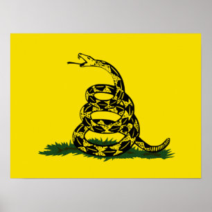 Gadsden vlag variant poster