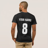 Gaelic Football GAA Peil Shirsey T-shirt (Achterkant volledig)