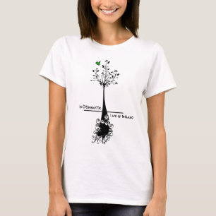 Gaelic - Ik ben van Shirt uit Ierland (boomwortels