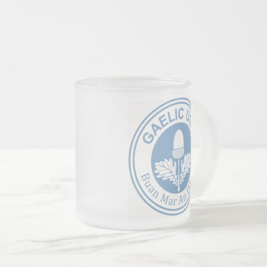 GaelicUSA Frosted Mug (Devant droit)