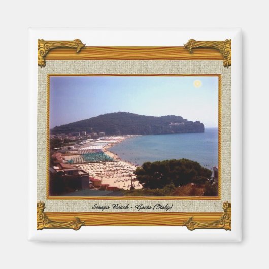 Gaeta Beach Magnet (Devant)