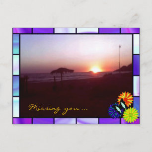 Gaeta-Sunshine op het strand Briefkaart
