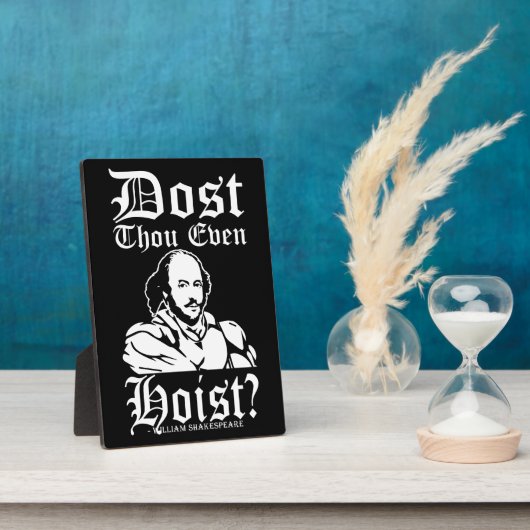 Gaf je zelfs gijzelaar? - Shakespeare Fotoplaat (Zijkant)