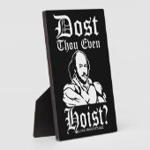 Gaf je zelfs gijzelaar? - Shakespeare Fotoplaat (Zijkant)