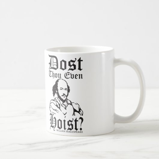 Gaf je zelfs gijzelaar? - Shakespeare Koffiemok (Rechts)