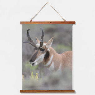 Gaffelbok hert Grand Tetons Hangend Wandkleed