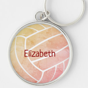 gaffelkroze peuk, naam volleybal sleutelhanger