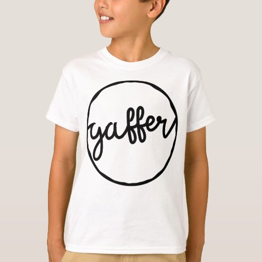 Gaffer British Soccer Slang Dialect T-shirt (Voorkant)