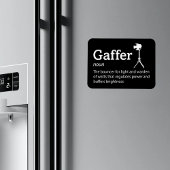 Gaffer Definitie - Film Crew 3" x 4" Flex Magneet