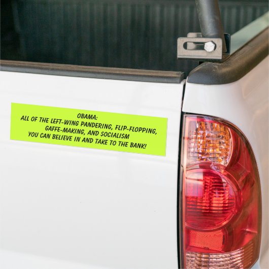 GAFFES & TEENSLIPPERS!! BUMPERSTICKER (Op Truck)