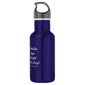 Gaffez la bouteille d'eau : Le bonheur est… (Dos)