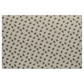 Gaffez le tissu d'impression d'abeille - naturel (Yard)