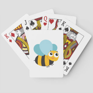 Gaffez les cartes de jeu d'abeille