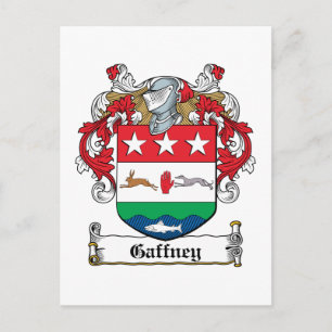 Gaffney Family Crest Briefkaart