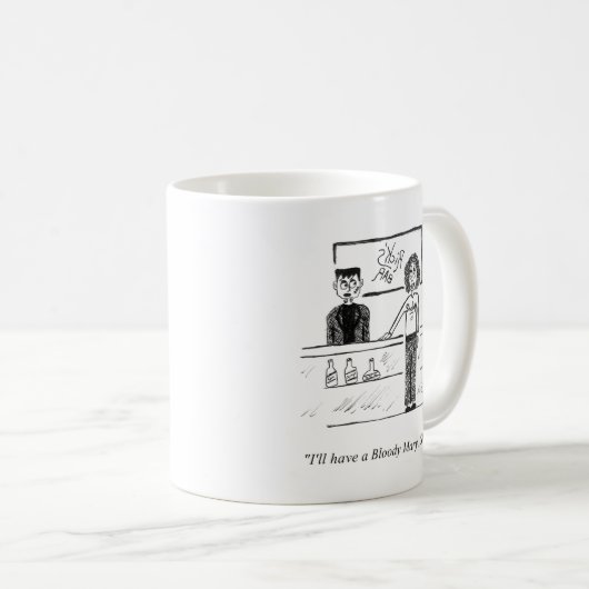 Gag Cartoon Mug (Devant droit)