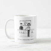 Gag Cartoon Mug (Gauche)