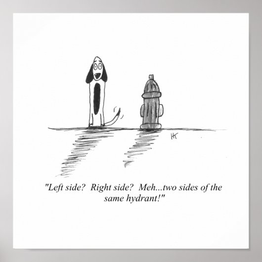 Gag Cartoon Print (Voorkant)