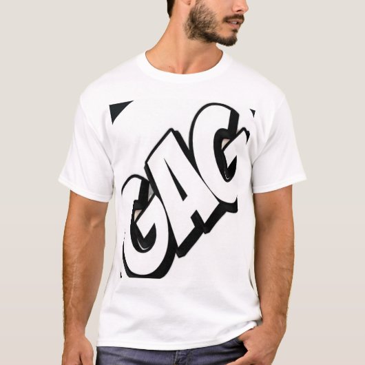 GAG Graffiti-typografie T-shirt (Voorkant)