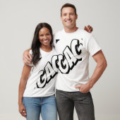 GAG Graffiti-typografie T-shirt (Unisex)
