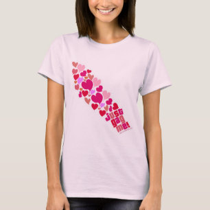 Gag me Valentijnse  Harten Rode Roze Cartoon T-Shi T-shirt