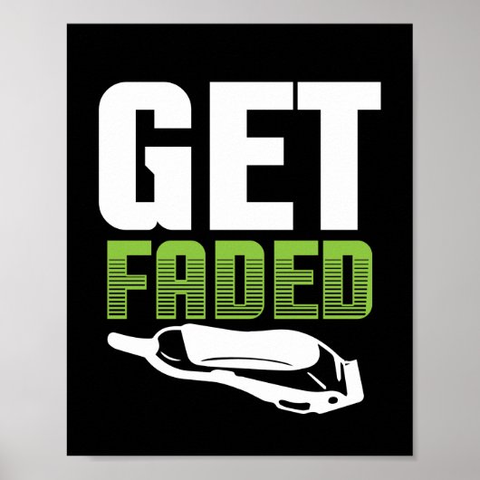 Gag voor Faded Barbers Poster (Voorkant)