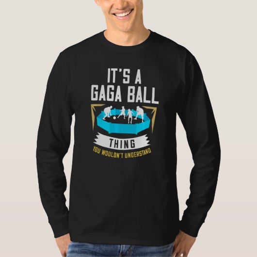 Gaga Ball Pit Kit Dodgeball Game T-shirt (Voorkant)