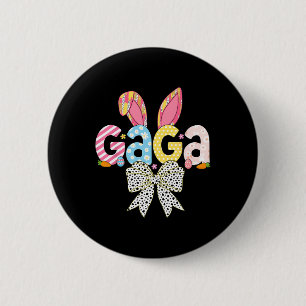 Gaga Paashaas Coquette Strik Vrouwen Meisjes Geluk Ronde Button 5,7 Cm