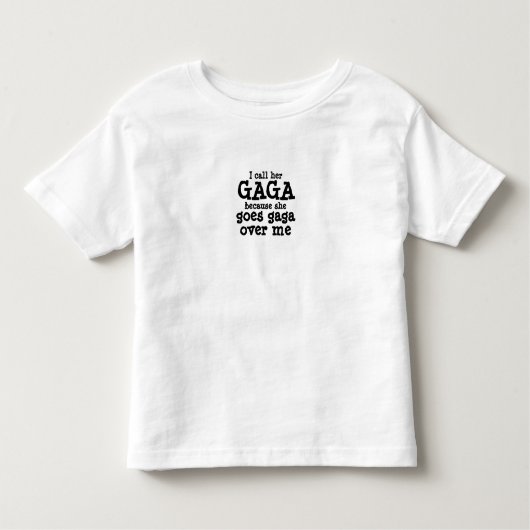 Gaga Shirt Toddler Moederdag Grandma (Voorkant)