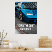 Gagnez le Affiche de Citation de Voiture Confiance (Cuisine)