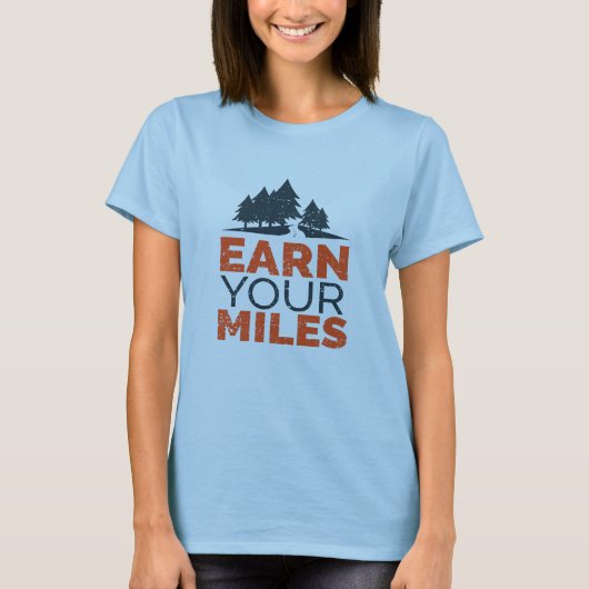Gagnez le T-shirt de vos femmes de milles (Devant)
