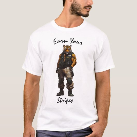 Gagnez vos bandes Tactical Tiger T-Shirt (Devant)