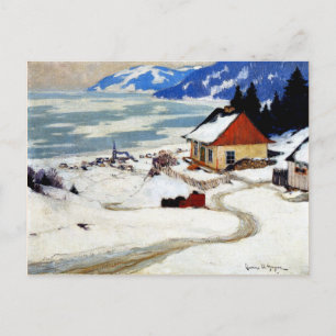 Gagnon - De rode slee Briefkaart