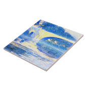 Gagnon - Early Morning Mist, Pont de l'Arche Tegeltje (Zijkant)