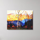 Gagnon - Golden Autumn, Laurentians Canvas Afdruk (Voorkant)