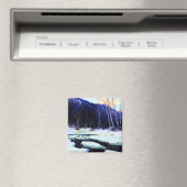 Gagnon - Rivier ontdooit, fijn kunst Magneet (Insitu (Vaatwasser))