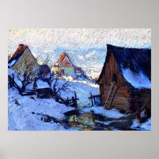 Gagnon - Spring Thaw, Baie-Saint-Paul Poster (Voorkant)